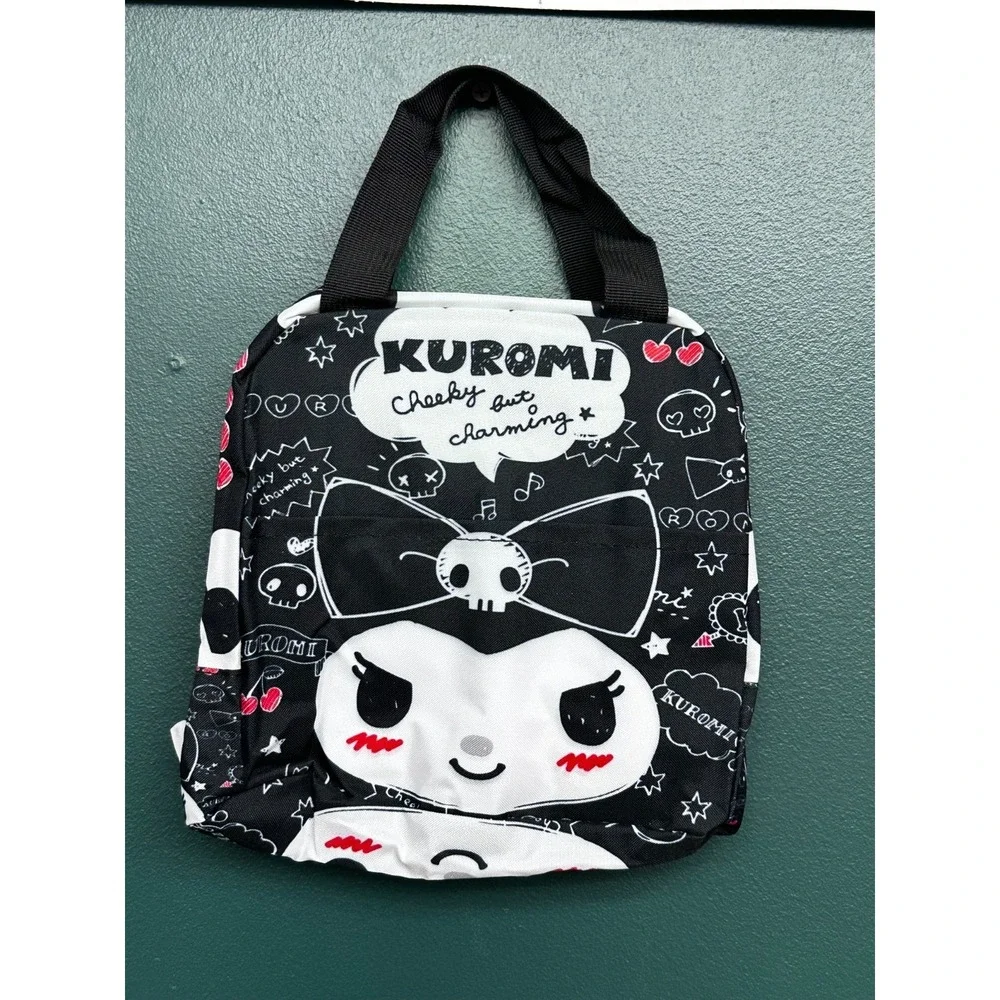 Kuromi Black Cheeky But Charming Insulated Lunch Bag